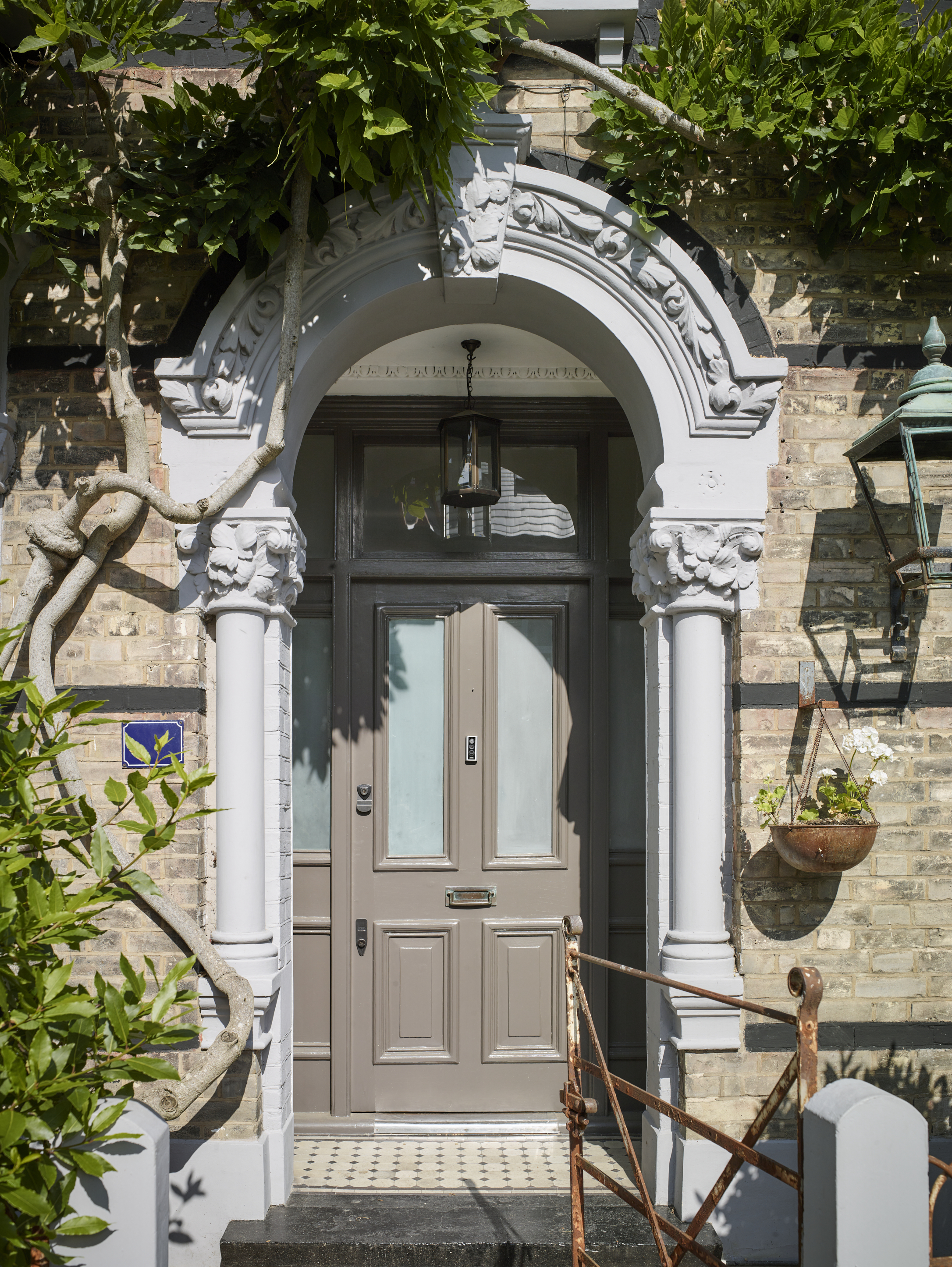 The front door of Cotherstone House